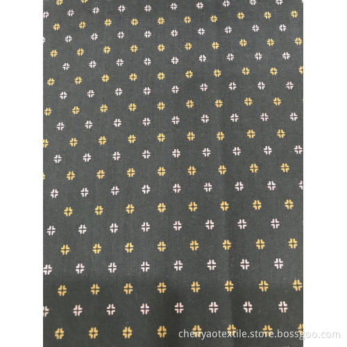 Dark Color T/C Stretch Plain Printed Fabric